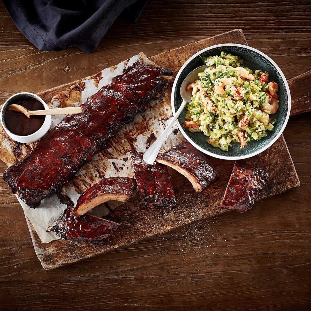 Chicken Ribs Baked then (Savoury Rib Dinner Recipe HelloFresh) - Main Image