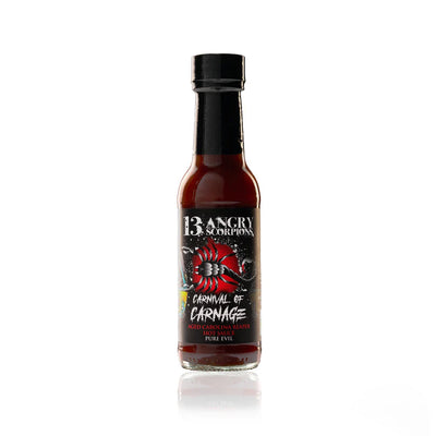 13 Angry Scorpions Carnival of Carnage Hot Sauce 150ml