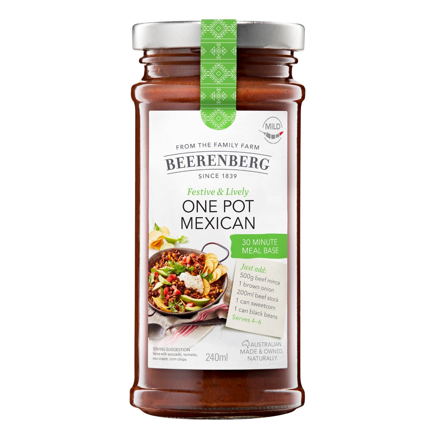 Beerenberg One Pot Mexican Meal Base 240ml