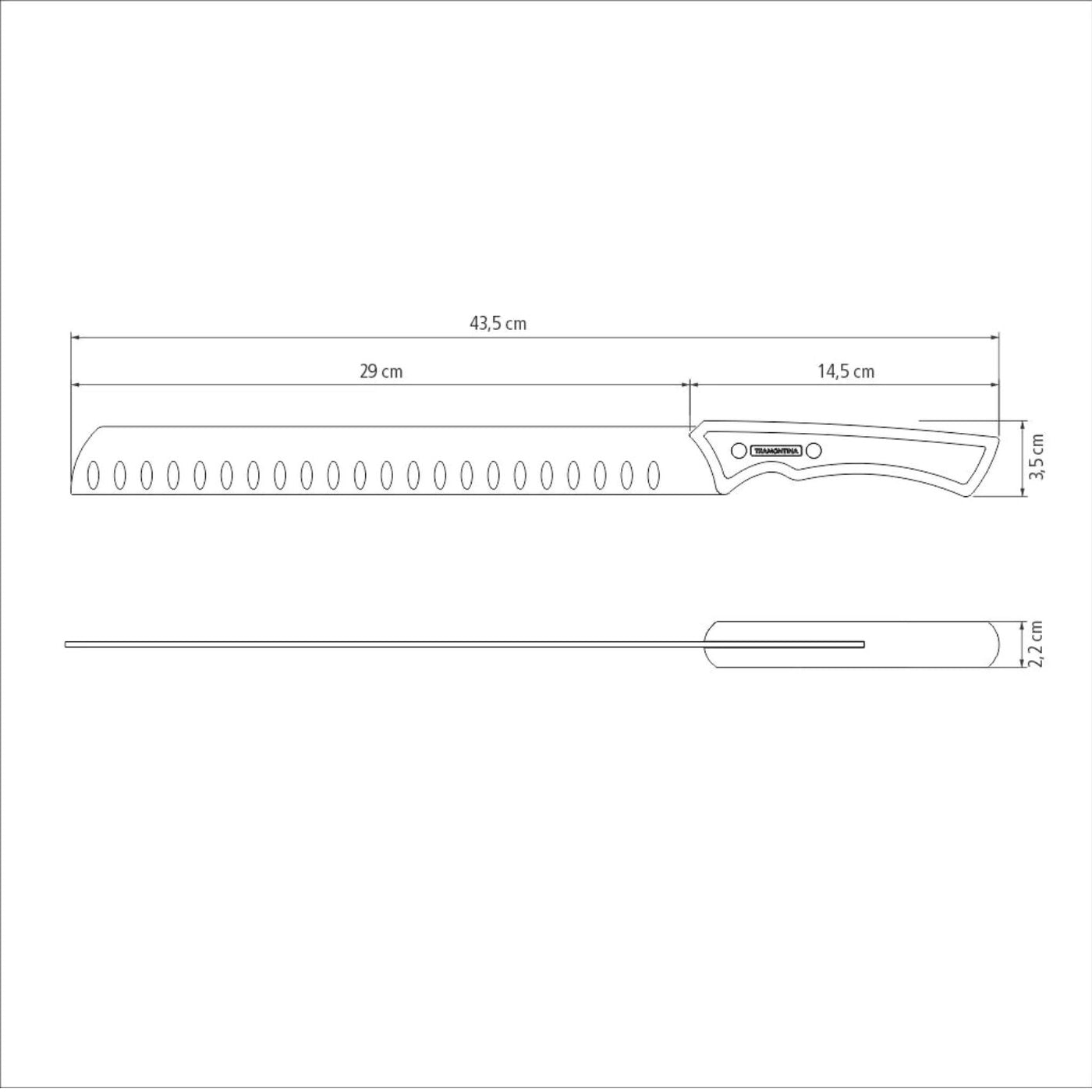 Tramontina Churrasco Black Collection Brisket Slicer