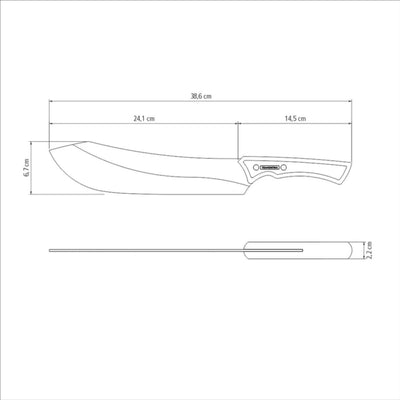 Tramontina Churrasco Black Collection Meat Knife 10"