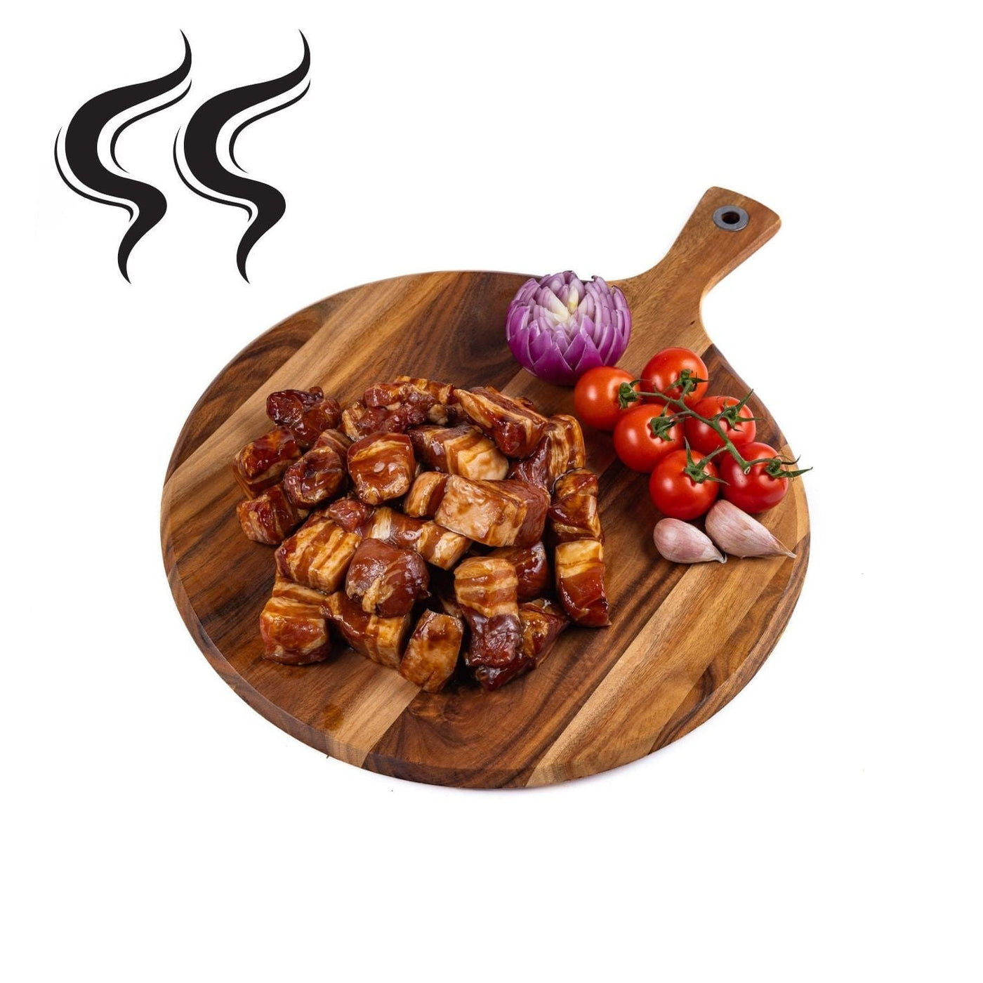 Sticky Pork Bites 1kg - Double Smoke