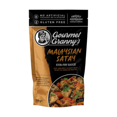 Gourmet Granny's Stir-Fry Sauce 200g - Malaysian Satay