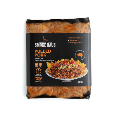 Smoke Haus Pre-Cooked Pulled Pork Family Pack 560g