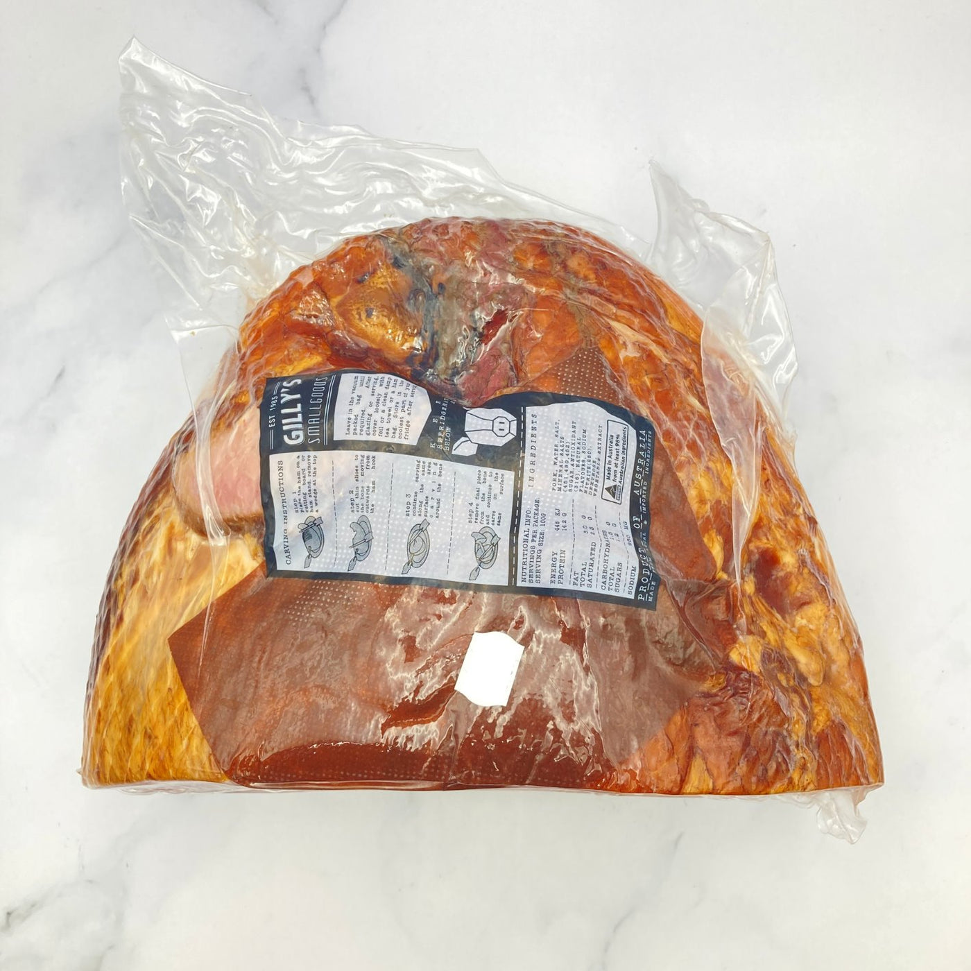 Gilly's Smoked Half Ham Chump End | $19.99kg