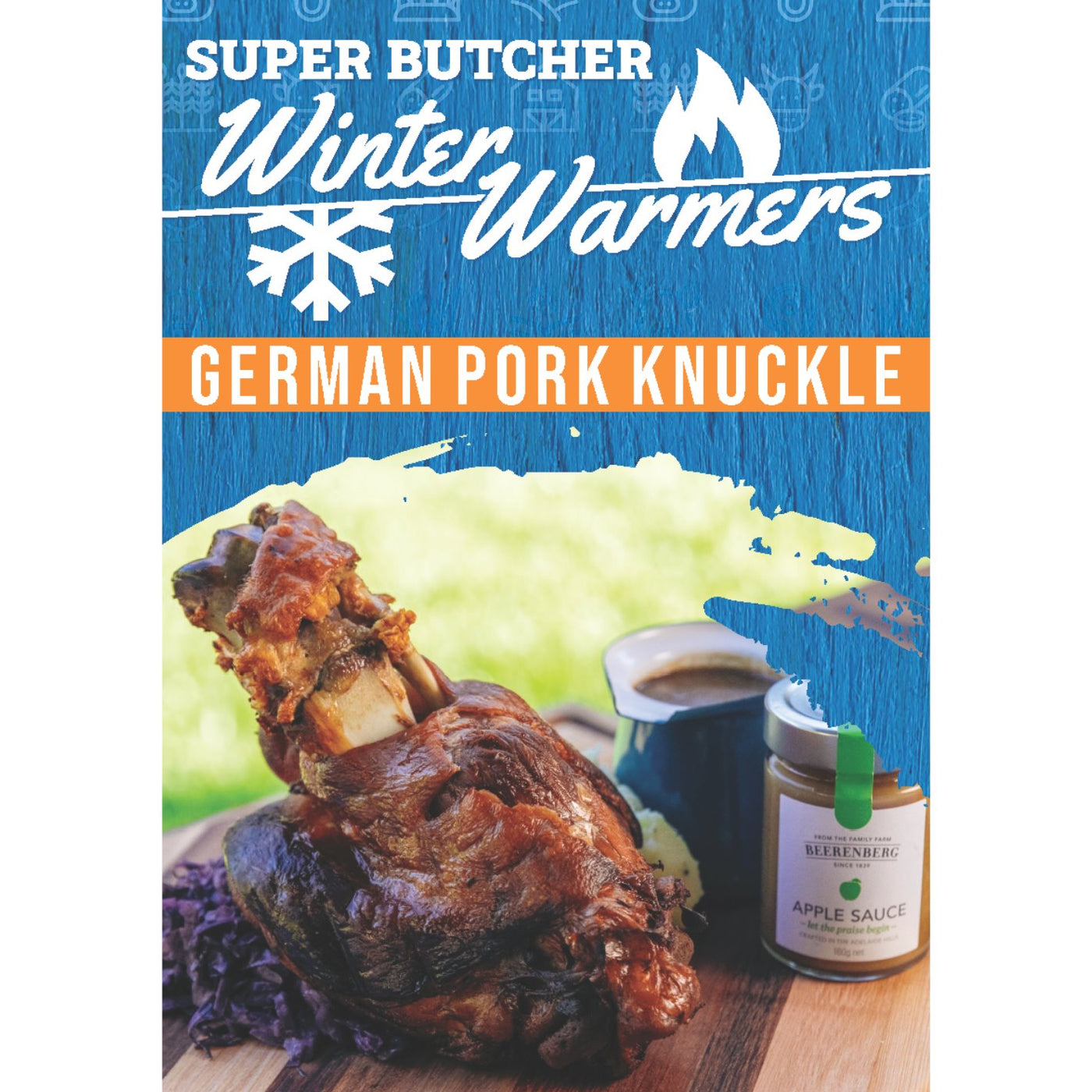 German Pork Knuckle Recipe Card