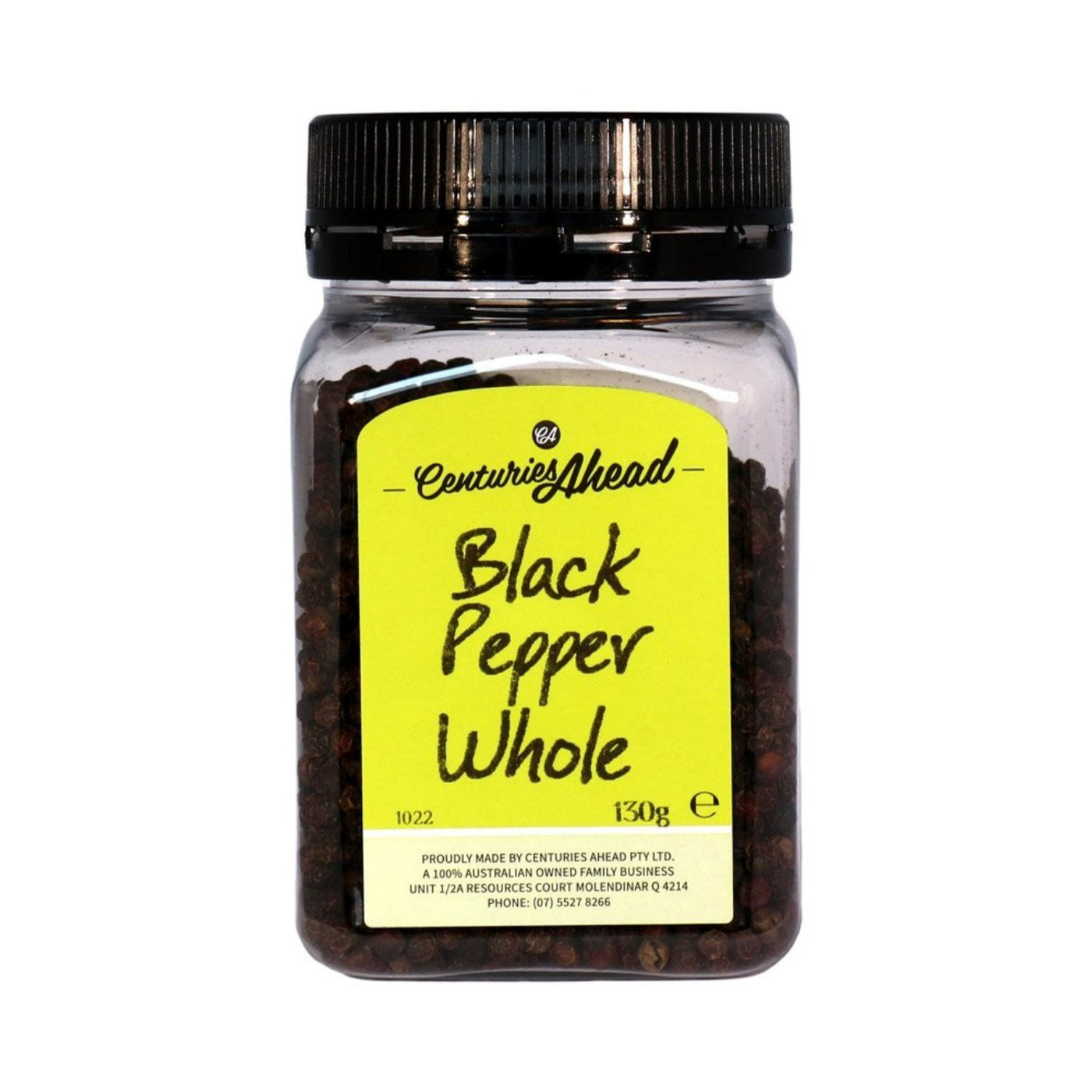 Centuries Ahead Black Pepper Whole 130g