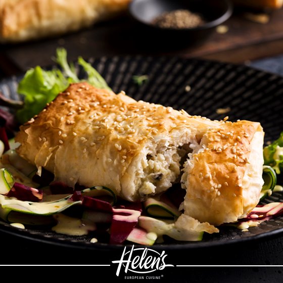 Chicken & Mushroom Filo Pastry