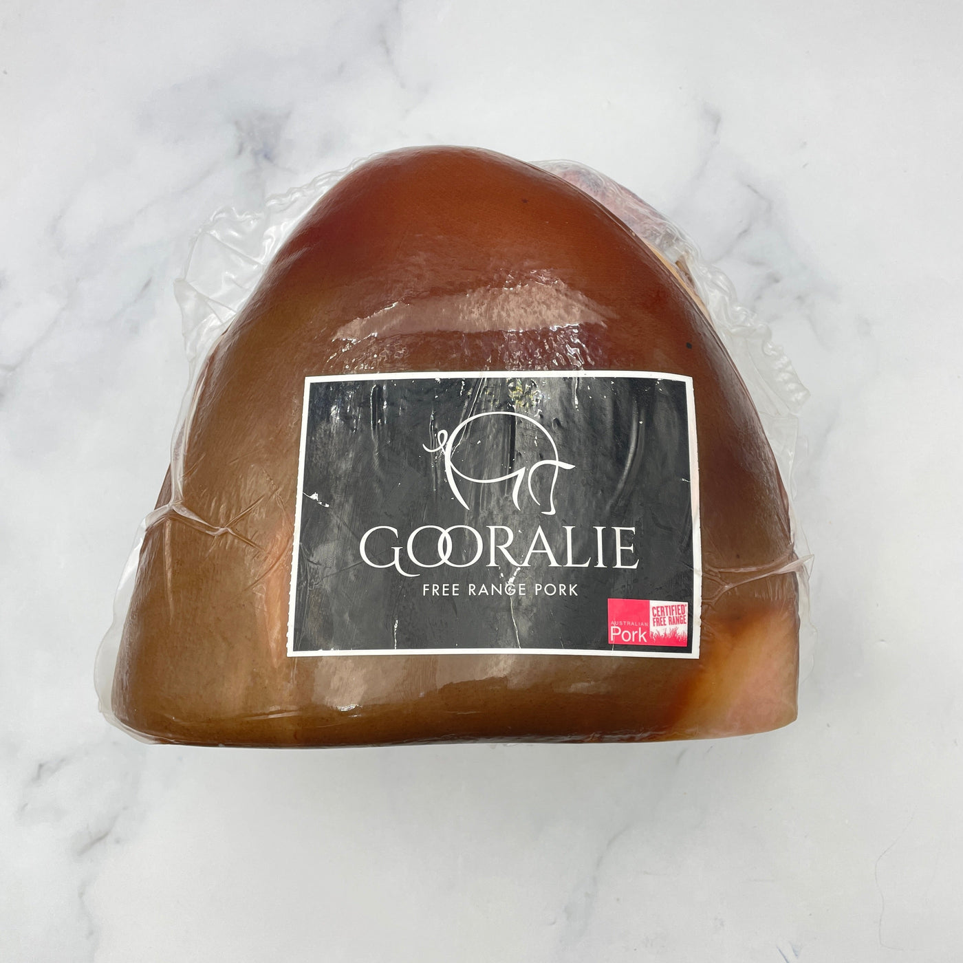 Gooralie Free Range Smoked Half Ham Chump End | $26.99kg