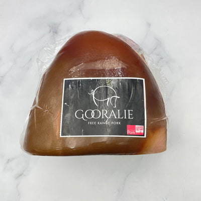 Gooralie Free Range Smoked Half Ham Chump End | $26.99kg