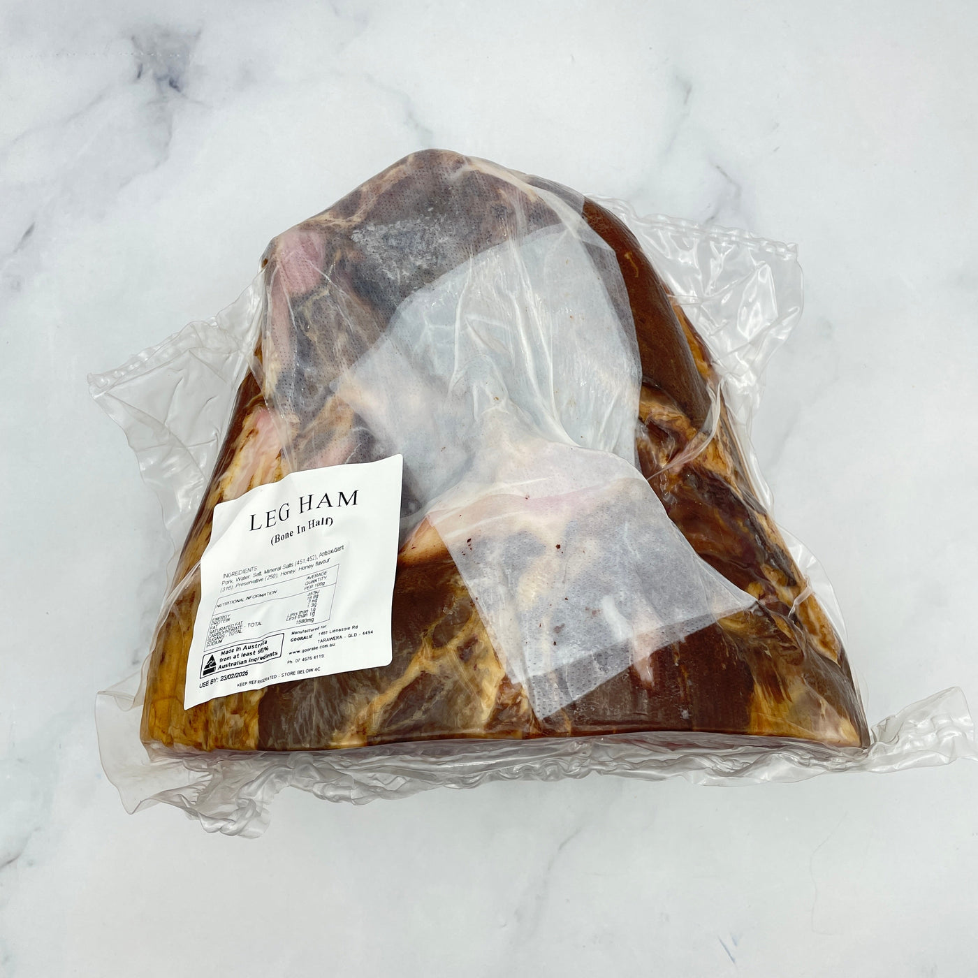 Gooralie Free Range Smoked Half Ham Chump End | $26.99kg