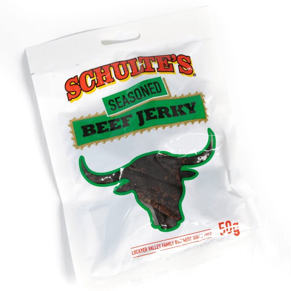 Schulte's Beef Jerky Seasoned 50g