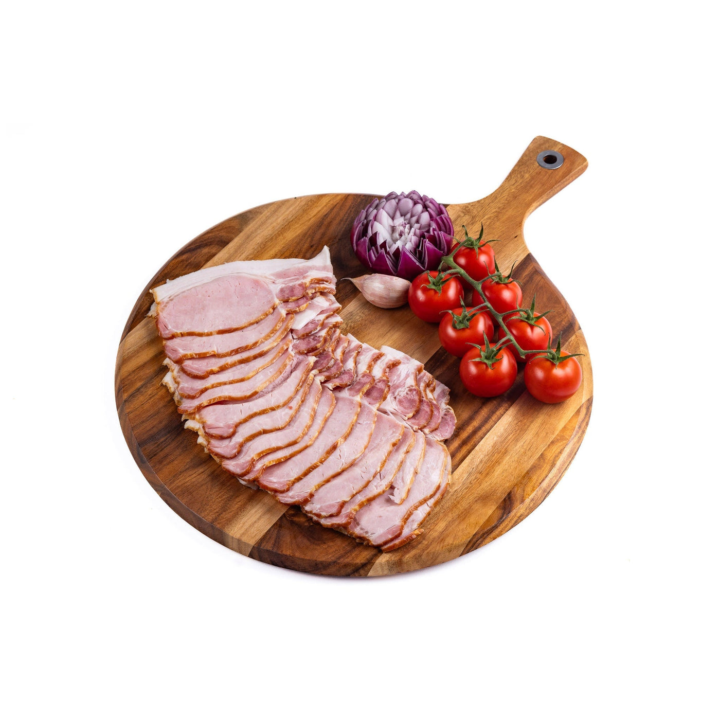 Gilly's Wood Smoked Rindless Eye Bacon 500g