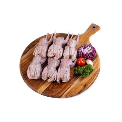 Frozen Medium Quail 6 Pack 1kg