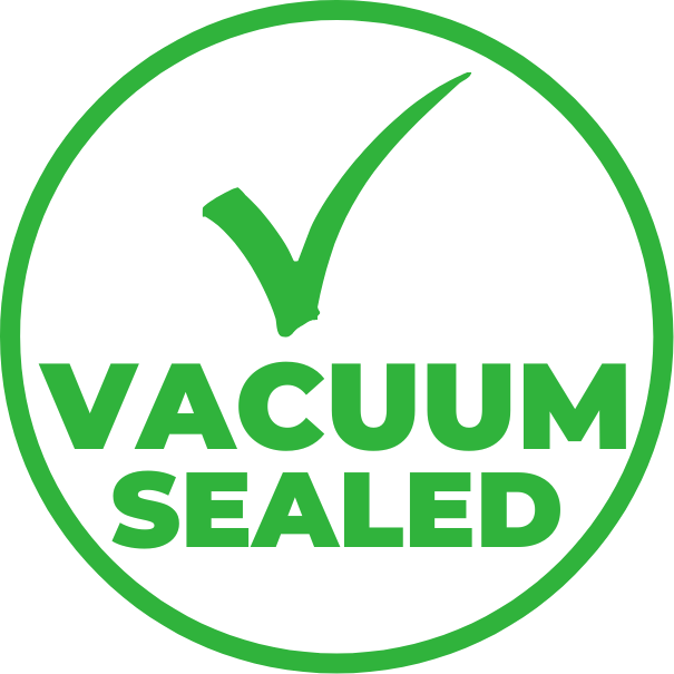vacuum-sealed