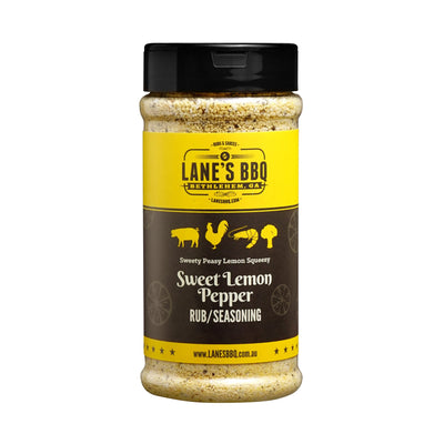 Lane's BBQ Sweet Lemon Pepper Rub 360g