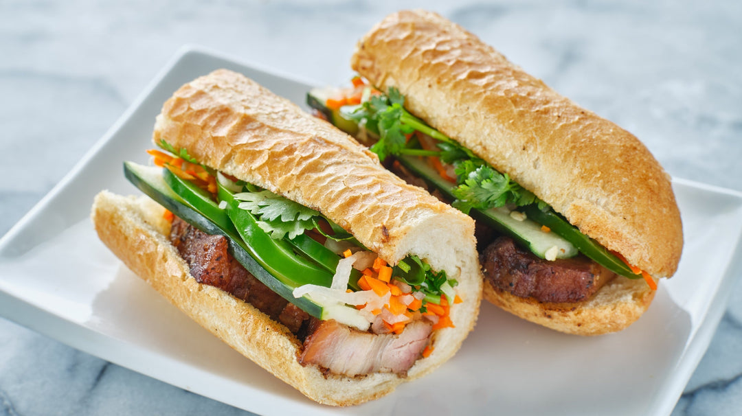HOT Mi Sandwich Recipe Pulled Pork Banh Mi Belly Sandwich